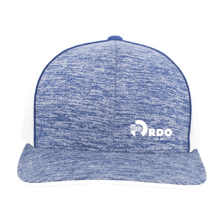 Pacific Headwear Agressive Heather Snapback Trucker Cap