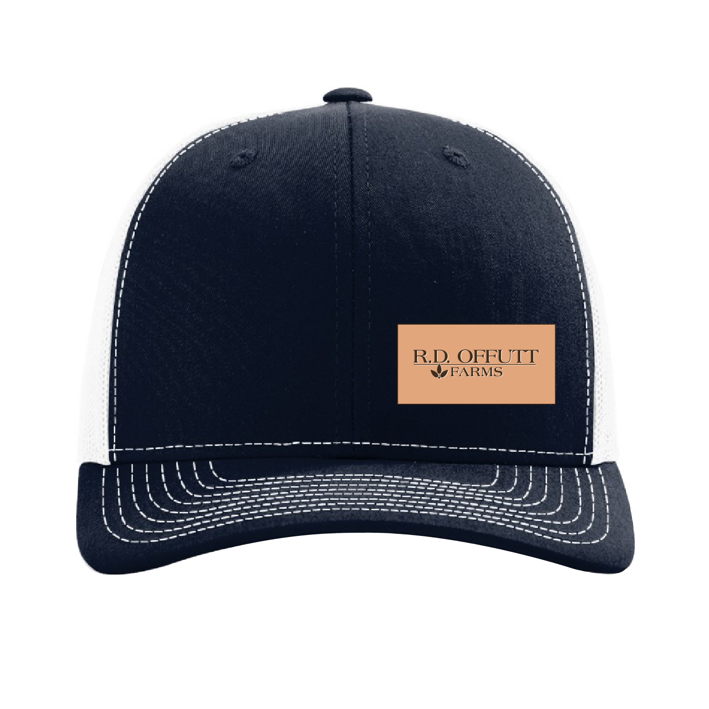 Richardson Snapback Trucker Cap w/ Leather Patch