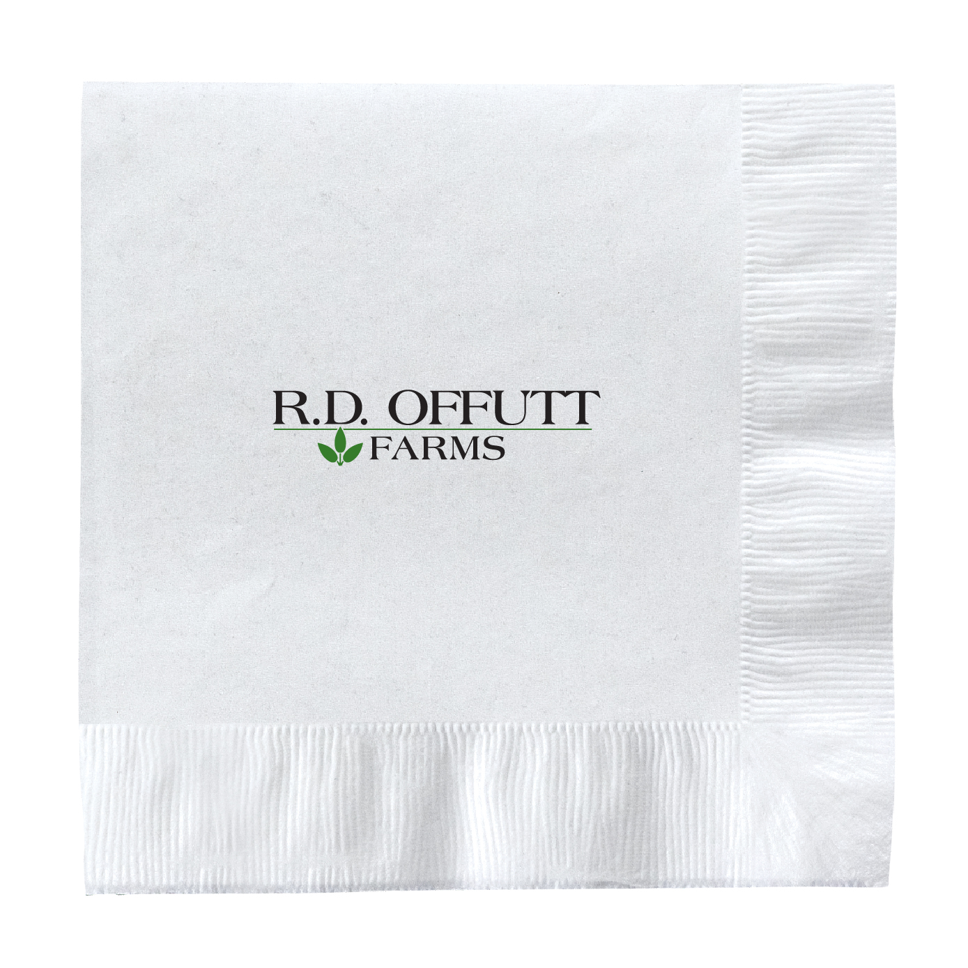 White Beverage Napkin