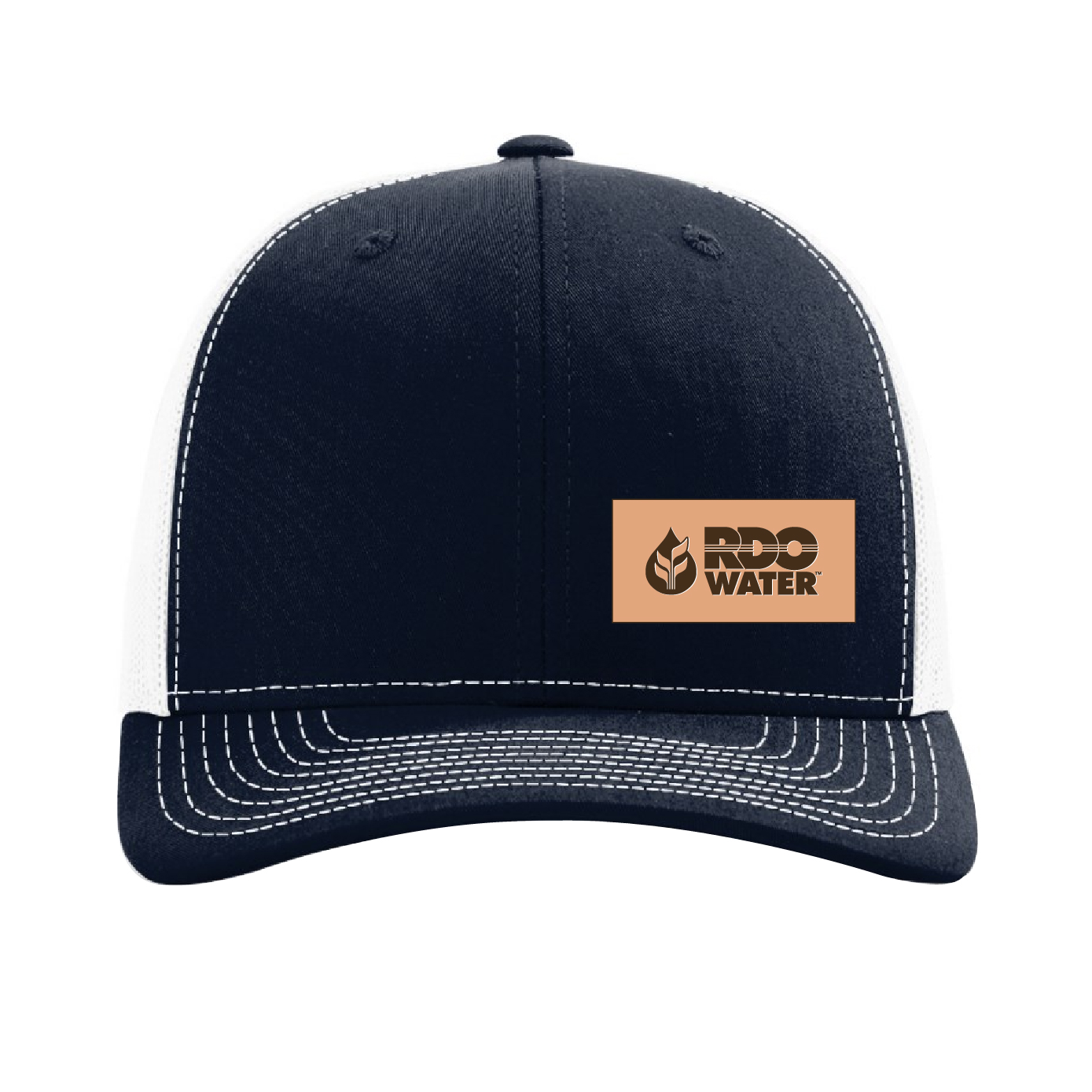 Richardson Snapback Trucker Cap w/ Leather Patch