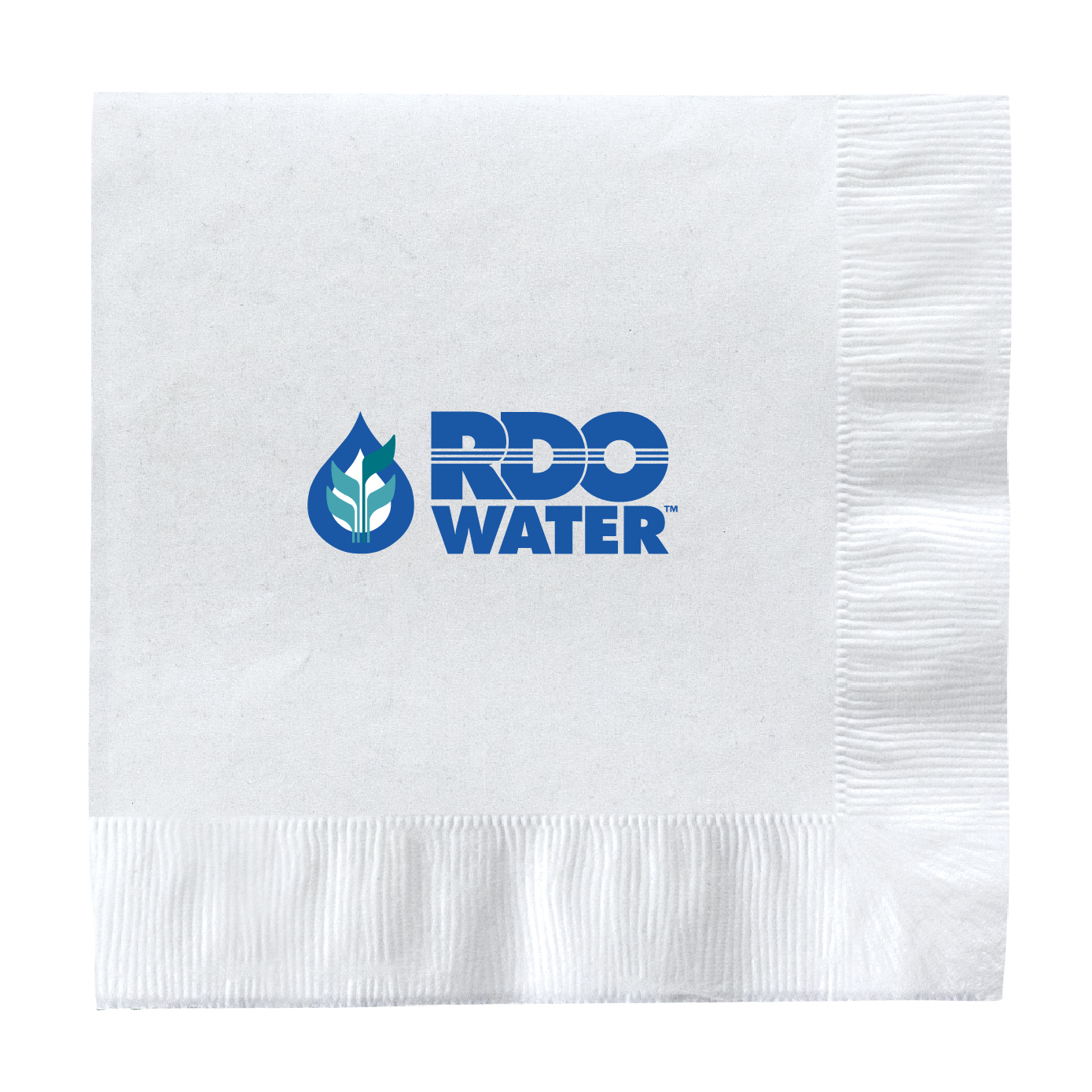 White Beverage Napkin