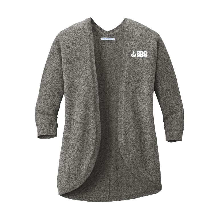 Port Authority Ladies Marled Cocoon Sweater