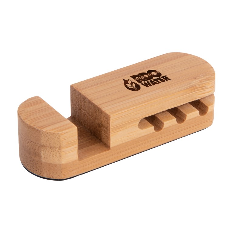 Bamboo Desktop Cable Organizer