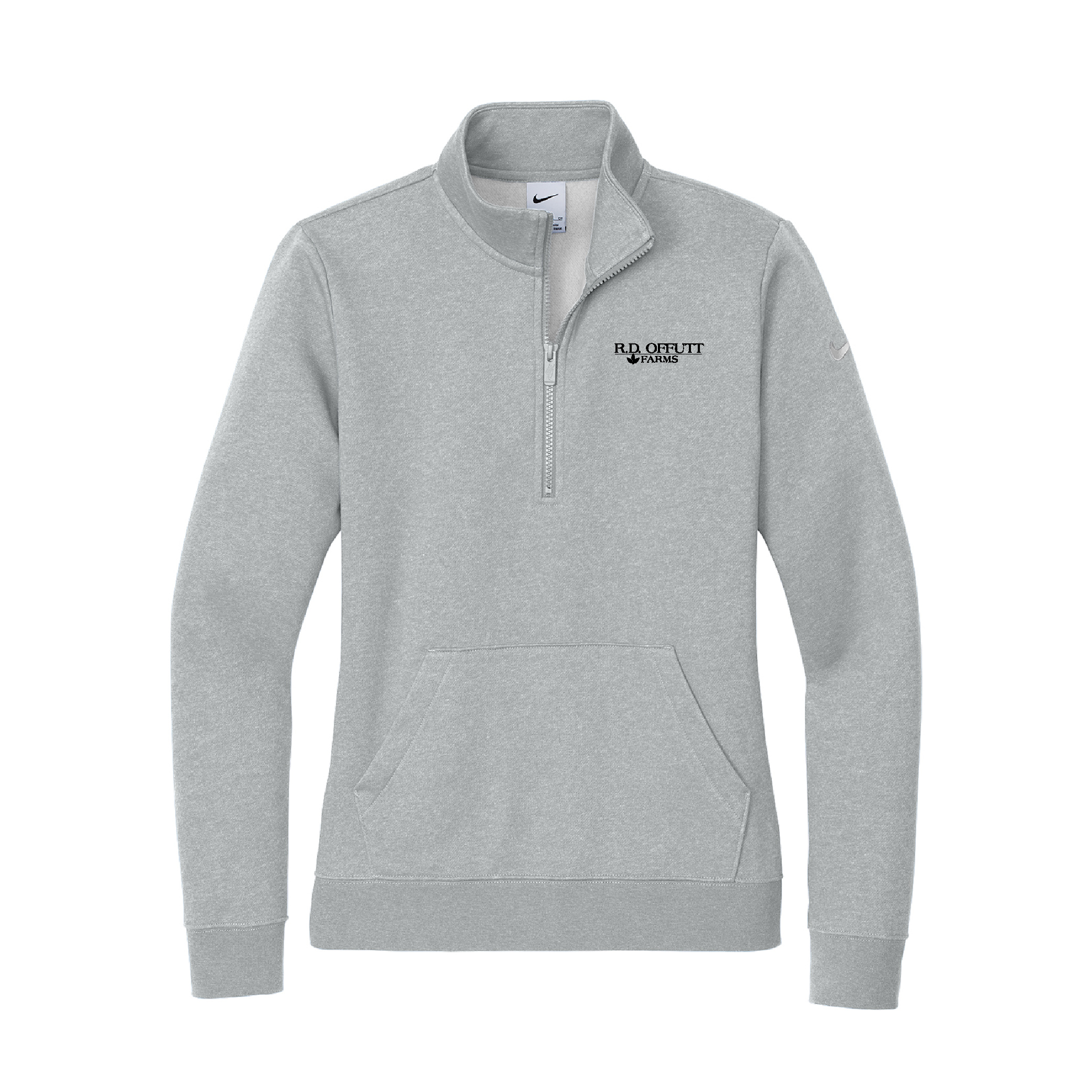 Nike Ladies Club Fleece Sleeve Swoosh 1/2-Zip